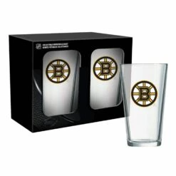NHL Boston Bruins Mixing Glass Set, 16-oz, 2-pk