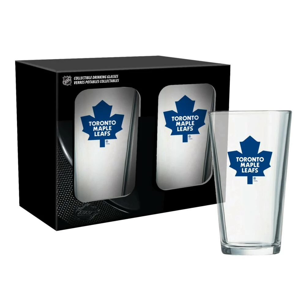 NHL Toronto Maple Leafs Mixing Pint Glass Box Set, 2-pk, 16-oz 4 NHL Toronto Maple Leafs Mixing Pint Glass Box Set, 2-pk, 16-oz - Image 2