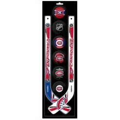 NHL Montreal Canadiens Mini Hockey Stick Set, 8-pcs