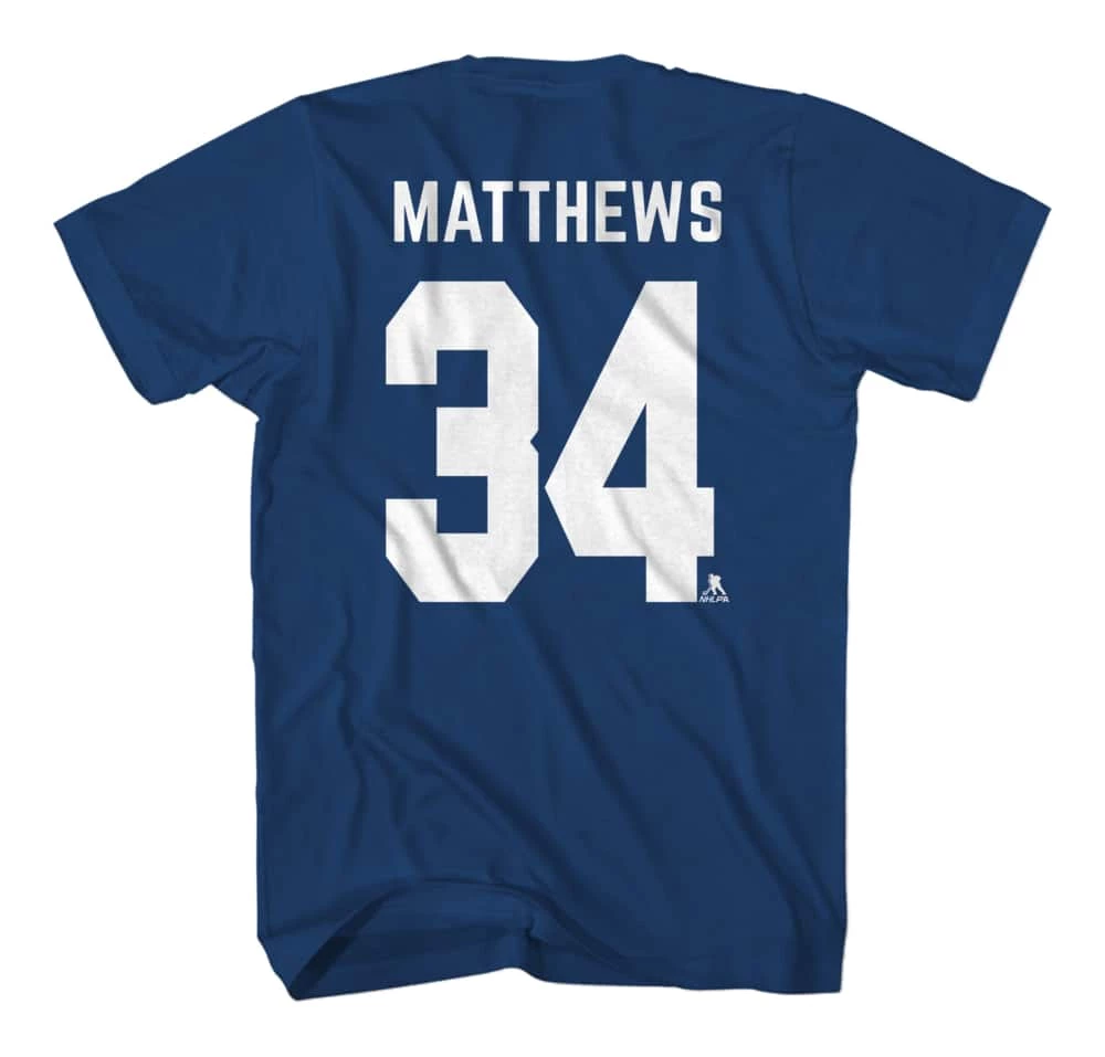 NHL Toronto Maple Leafs Auston Matthews #34 Jersey Tee 5 NHL Toronto Maple Leafs Auston Matthews #34 Jersey Tee - Image 3