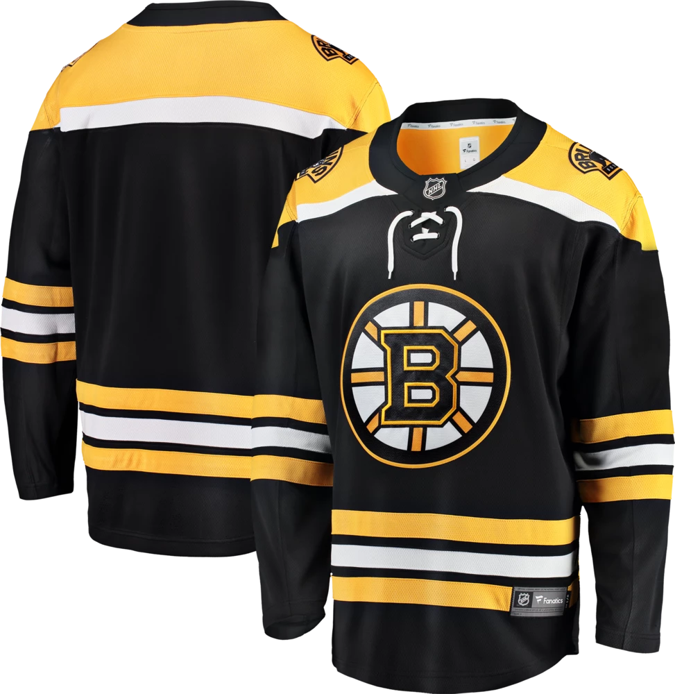 NHL Boston Bruins Breakaway Hockey Jersey, Black, Assorted Sizes 4 NHL Boston Bruins Breakaway Hockey Jersey, Black, Assorted Sizes - Image 2