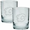 NHL Calgary Flames Etched Hockey Logo Glasses Gift Set, 2-pk -NHL Shop calgary flames 2 pack rock glass 1e341adb 9a09 4613 9e00 edc92d621606