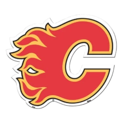 NHL Calgary Flames Hockey Team Crest Magnet, 8-in