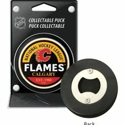 NHL Calgary Flames Embedded Bottle Opener Puck