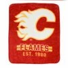 NHL Calgary Flames Hockey Plush Super Soft Throw Blanket, 40-in X 50-in -NHL Shop calgary flames plush throw d1ba4533 eff6 4ed5 91b0 57be458d05f6