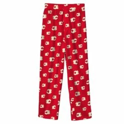 NHL Calgary Flames Hockey Team Logo Allover Print Pyjama Pants, Youth, Assorted Sizes