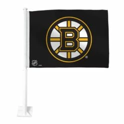 NHL Boston Bruins 2-Sided Hockey Car Flag