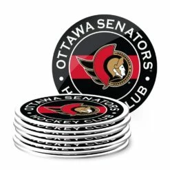 NHL Ottawa Senators Hockey Coaster Set, 8-pk