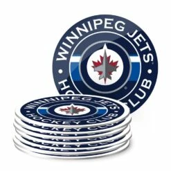NHL Winnipeg Jets Hockey Coaster Set, 8-pk