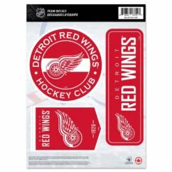 NHL Detroit Red Wings Hockey Team Vinyl Decals