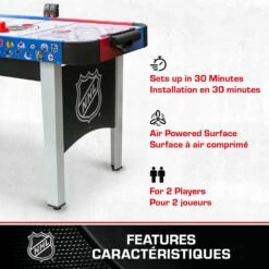 NHL Rush Hover Air Hockey Game Table W/ Electronic Scoreboard, Pucks & Pushers, 48-in -NHL Shop eastpoint sports 48 nhl rush hover hockey 125e5925 b0b3 4d1c 8e13 c809ce3d7f74