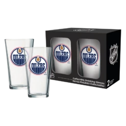 NHL Edmonton Oilers Mixing Pint Glass Box Set, 2-pk, 16-oz
