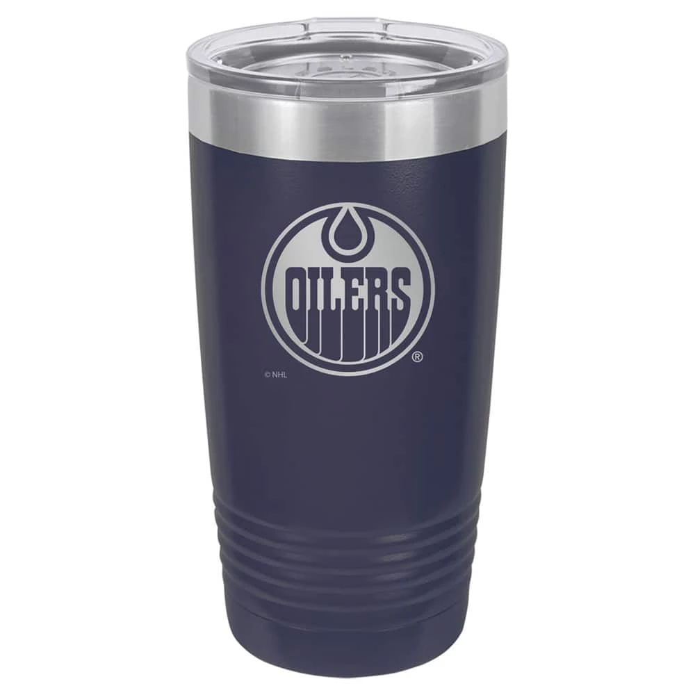 NHL Edmonton Oilers Hockey Team Logo Polar Insulated Tumbler, Navy, 20-oz 3 NHL Edmonton Oilers Hockey Team Logo Polar Insulated Tumbler, Navy, 20-oz