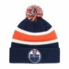 Fan Favorite NHL Edmonton Oilers Mass Breakaway Cuffed Knit Pom Beanie Toque -NHL Shop edmonton oilers ccm pom knit f32744b5 ac55 4717 b209 4bf47cf28512