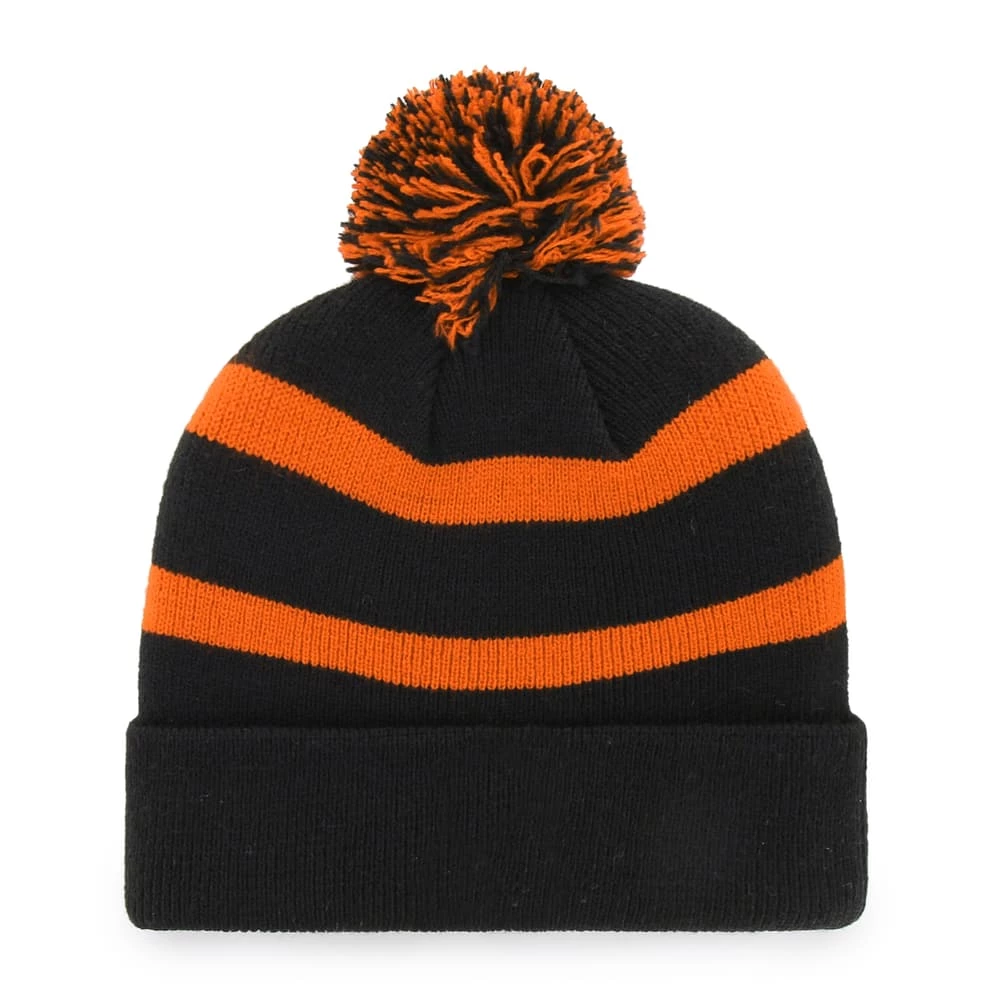 Fan Favorite NHL Edmonton Oilers Mass Breakaway Cuffed Knit Fashion Pom Beanie Toque 4 Fan Favorite NHL Edmonton Oilers Mass Breakaway Cuffed Knit Fashion Pom Beanie Toque - Image 2