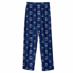 NHL Edmonton Oilers Hockey Team Logo Allover Print Pyjama Pants, Youth, Assorted Sizes