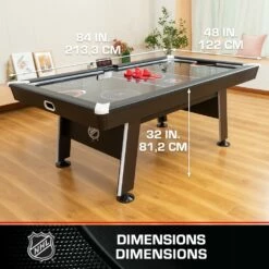 NHL Attacker Hover Air Hockey Game Table W/ Electronic Scoreboard, Pucks & Pushers, 84-in 16 NHL Attacker Hover Air Hockey Game Table W/ Electronic Scoreboard, Pucks & Pushers, 84-in -NHL Shop eps 84 nhl air hockey table 8429f225 e6bf 4c4b a068 513bf78b35cc