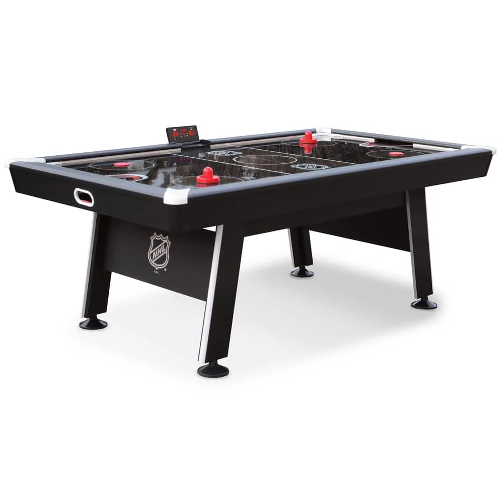 NHL Attacker Hover Air Hockey Game Table W/ Electronic Scoreboard, Pucks & Pushers, 84-in 2 NHL Attacker Hover Air Hockey Game Table W/ Electronic Scoreboard, Pucks & Pushers, 84-in