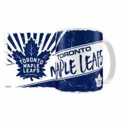 NHL Toronto Maple Leafs Hockey Team Sublimated Ceramic Coffee Mug, 15-oz