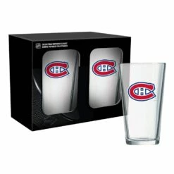 NHL Montreal Canadiens Mixing Pint Glass Box Set, 2-pk, 16-oz