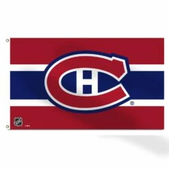 NHL Montreal Canadiens Hockey Team Logo Banner Flag, 3' X 5'