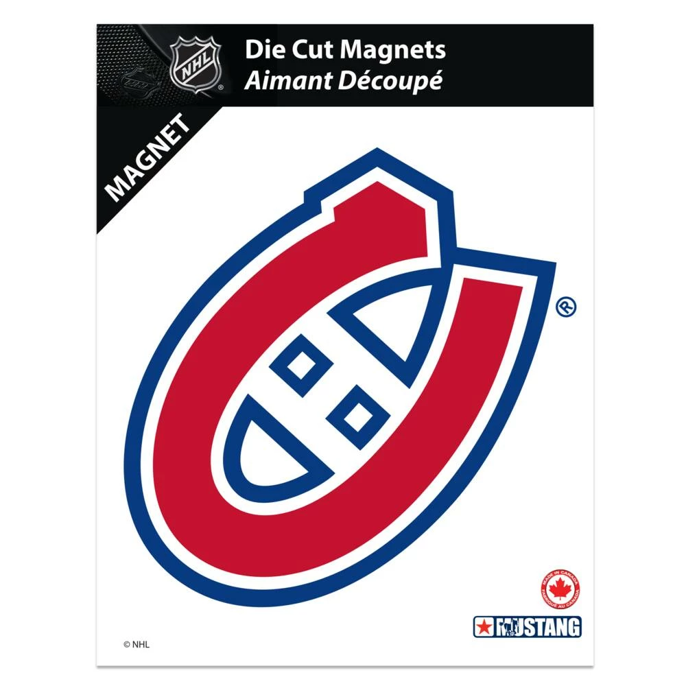 NHL Montreal Canadiens Hockey Team Crest Magnet, 8-in 4 NHL Montreal Canadiens Hockey Team Crest Magnet, 8-in - Image 2