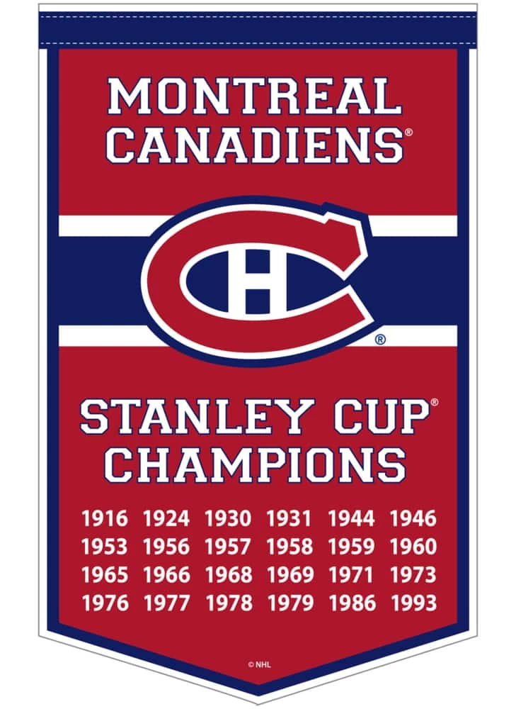 NHL Montreal Canadiens Winning Streak Sports Dynasty Banner 3 NHL Montreal Canadiens Winning Streak Sports Dynasty Banner