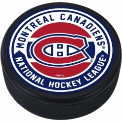 NHL Montreal Canadiens Embedded Logo Puck