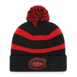 Fan Favorite NHL Montreal Canadiens Mass Breakaway Cuffed Knit Fashion Pom Beanie Toque