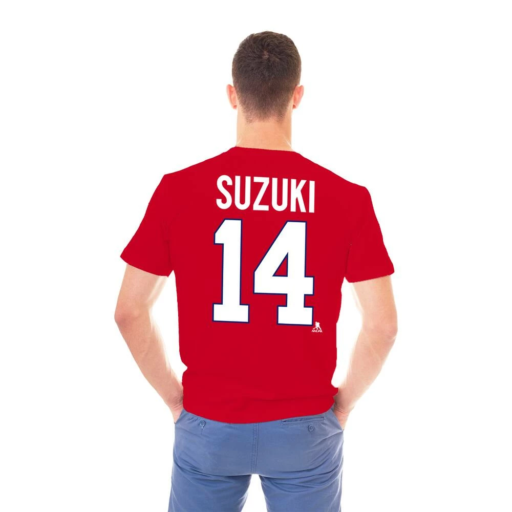 NHL Montreal Canadiens Name And Number Adult Tee, Suzuki 3 NHL Montreal Canadiens Name And Number Adult Tee, Suzuki - Image 2