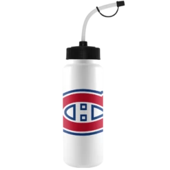 NHL Montreal Canadiens Officially Licensed Hockey Water Bottle, 1-L