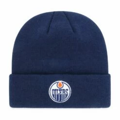 Fan Favorite NHL Edmonton Oilers Mass Cuffed Knit Beanie Toque