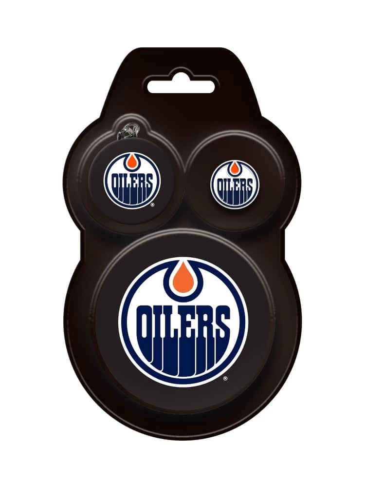 NHL Edmonton Oilers Puck Fanpack 3 NHL Edmonton Oilers Puck Fanpack