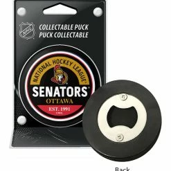 NHL Ottawa Senators Embedded Bottle Opener Puck