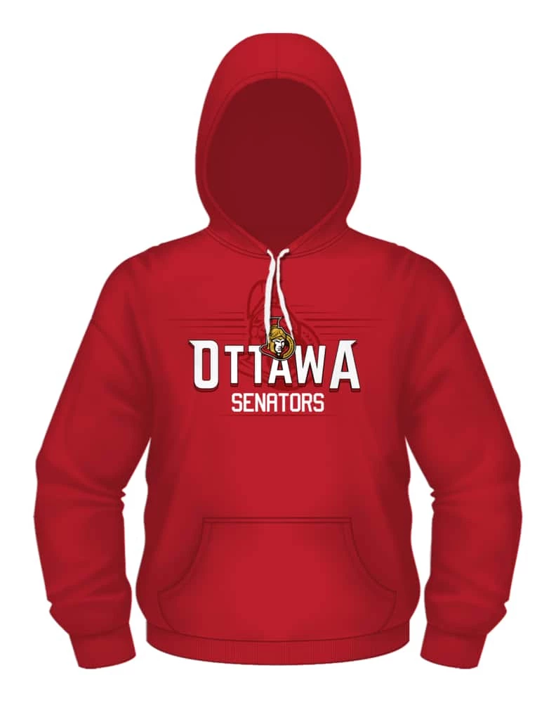 NHL Ottawa Senators Impact Fleece Hoody 3 NHL Ottawa Senators Impact Fleece Hoody