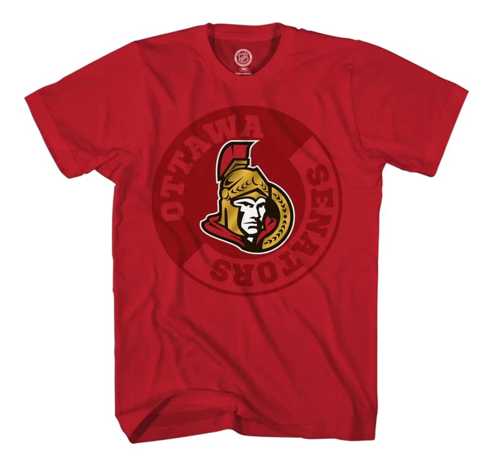 NHL Ottawa Senators Basic Primary Logo T-Shirt 3 NHL Ottawa Senators Basic Primary Logo T-Shirt