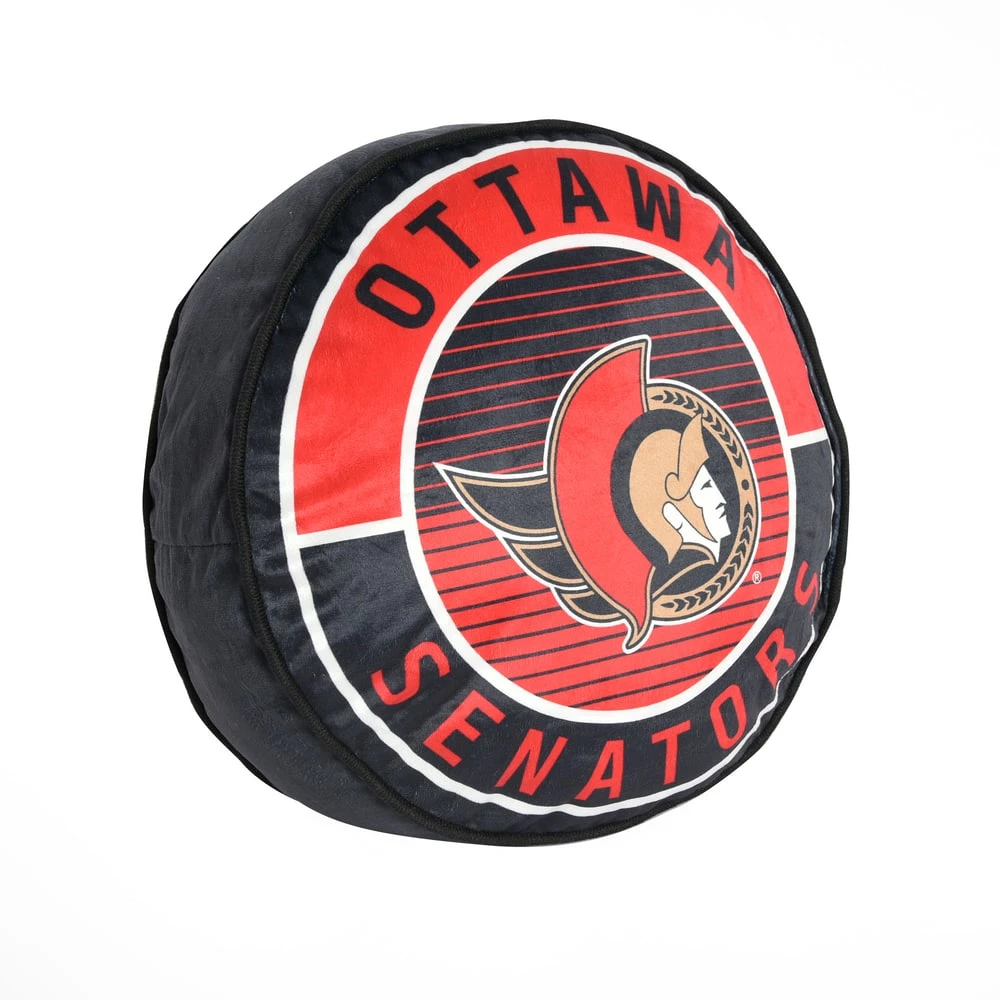 NHL Ottawa Senators Hockey Puck Pillow Cushion 3 NHL Ottawa Senators Hockey Puck Pillow Cushion