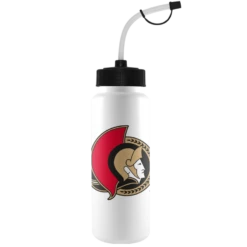 NHL Ottawa Senators Officially Licensed Hockey Water Bottle, 1-L