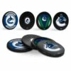 NHL Vancouver Canucks Hockey Puck Drink Coasters, 4-pk -NHL Shop puck coasters vancouver canucks f729f1d9 b860 4c80 8144 d5d1fbe503cd