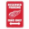 NHL Detroit Red Wings Reserved Parking Hockey Collectors Sign -NHL Shop reserved parking sign detroit red wings 5d824574 3340 4e33 9297 2c676ae97100