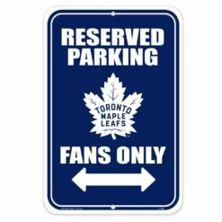 NHL Toronto Maple Leafs Reserved Parking Hockey Collectors Sign
