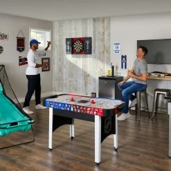 NHL Rush Hover Air Hockey Game Table W/ Electronic Scoreboard, Pucks & Pushers, 48-in -NHL Shop skee ball arcade game 65497b09 1dee 4b9b 93ef 896fa6a6b52e