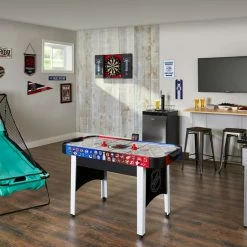 NHL Rush Hover Air Hockey Game Table W/ Electronic Scoreboard, Pucks & Pushers, 48-in -NHL Shop skee ball arcade game cb0257c9 0d18 4bf5 b4ea d52034ac6424