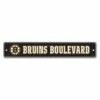 NHL Boston Bruins Hockey Fan Wall Décor Street Sign, 4-in X 23-in