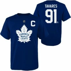 NHL Toronto Maple Leafs John Tavares Name & Number T-Shirt, Youth -NHL Shop tavares name and number youth tee small 6333c127 261b 40a4 ae96 e2ce56bef21b