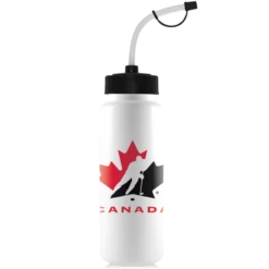 NHL Team Canada Officially Licensed Hockey Water Bottle, 1-L