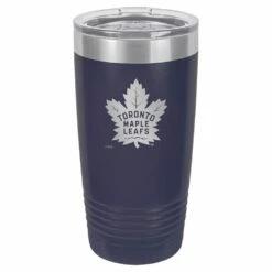 NHL Toronto Maple Leafs Hockey Team Logo Polar Insulated Tumbler, Navy, 20-oz