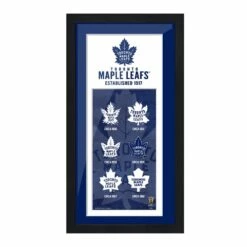 NHL Toronto Maple Leafs Hockey Team Logo Art Frame, 6-in X 15-in
