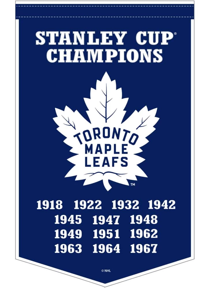 NHL Toronto Maple Leafs Winning Streak Sports Dynasty Banner 3 NHL Toronto Maple Leafs Winning Streak Sports Dynasty Banner