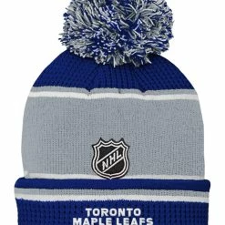 NHL Toronto Maple Leafs Grinder Cuffed Pom Knit Hockey Touque, Youth -NHL Shop toronto maple leafs grinder cuff knit hat youth bb5c9e39 26e1 4dd5 9e73 861d714d6e46